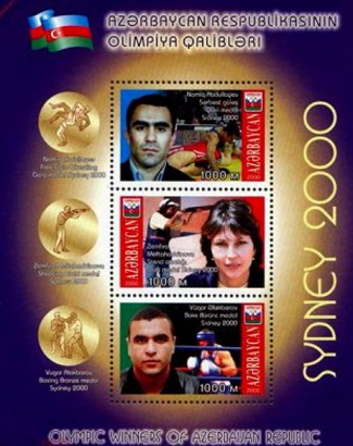 Лист почтовых марок "Олимпиада, Сидней-2000", Азербайджан, 2001 | Hobby Keeper Articles