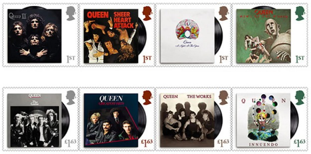 Postage stamps for the 50th anniversary of the group "Queen" Britain | Hobby Keeper Articles