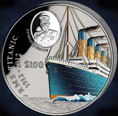 Titanic $ 100 coin, 2012, British virgin Islands | Hobby Keeper Articles