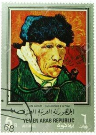 Stamp with the image of van Gogh | Hobby Keeper Articles