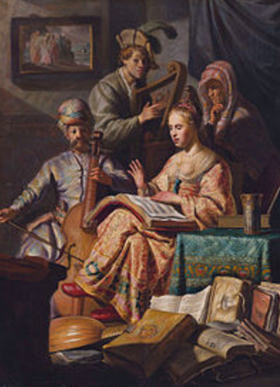 The painting Allegory of music | Hobby Keeper Articles
