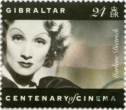 Marlene Dietrich Stamp, Gibraltar | Hobby Keeper Articles