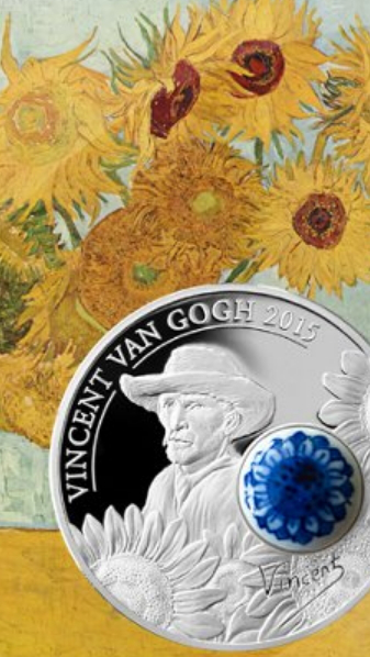 The coin is a 10 dollars "Sunflowers" by van Gogh | Hobby Keeper Articles