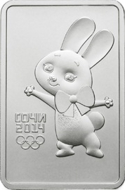 3 ruble coin "Zayka Sochi 2014" | Hobby Keeper Articles